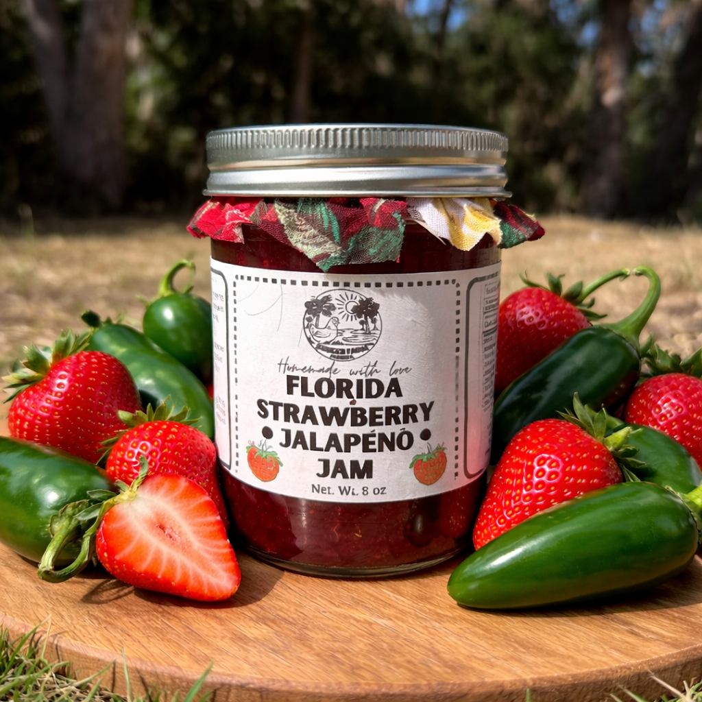Strawberry Jalapeño Jam (8 oz)