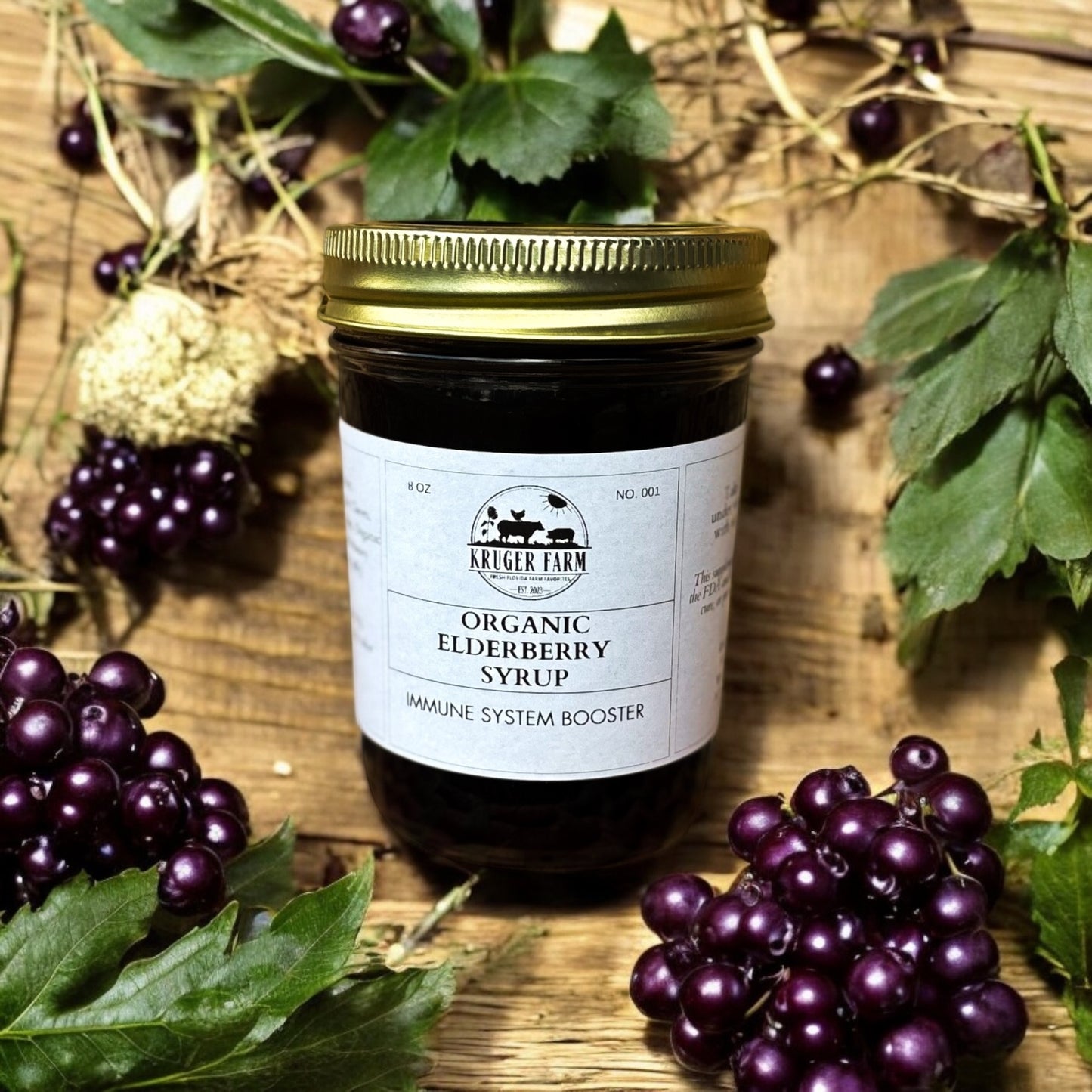 Immune System Booster | Organic Elderberry Syrup (8 oz)