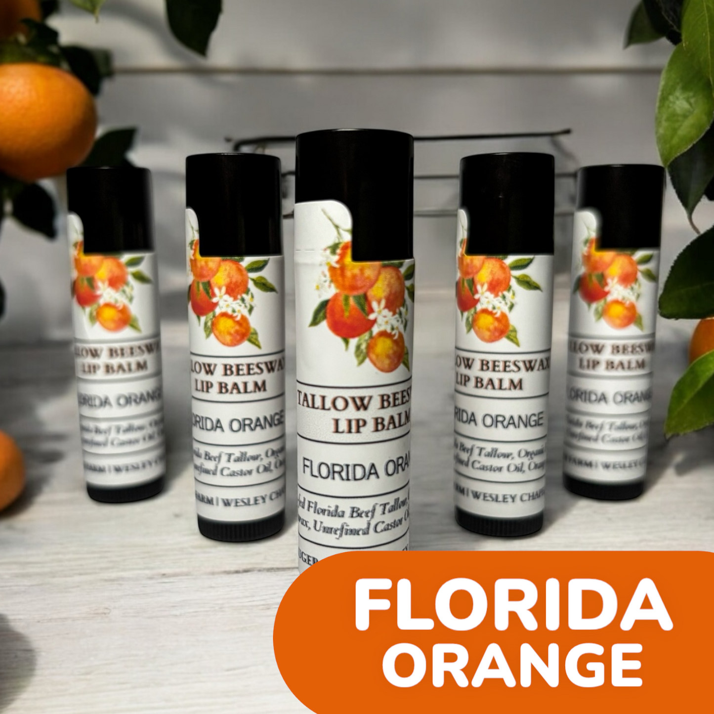 Tallow Beeswax Lip Balms (3 PACK)